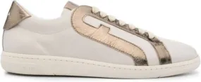 Furla Twist Arch-motif leather sneakers Neutrals