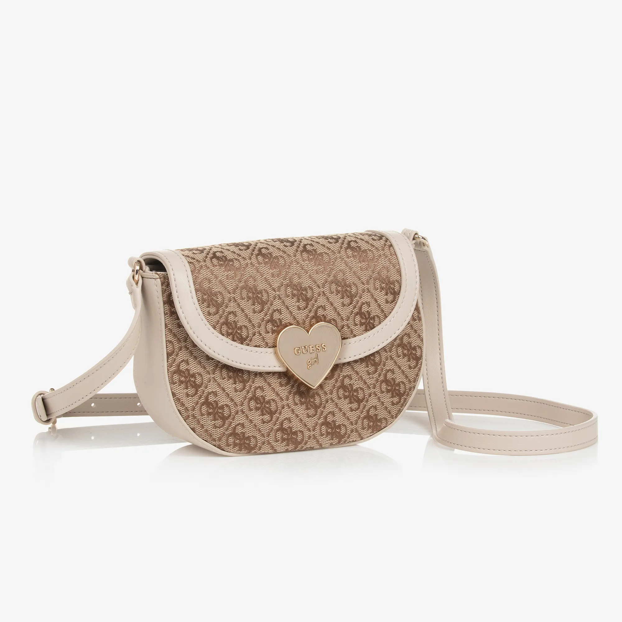 Girls Beige 4g Shoulder Bag (18cm)