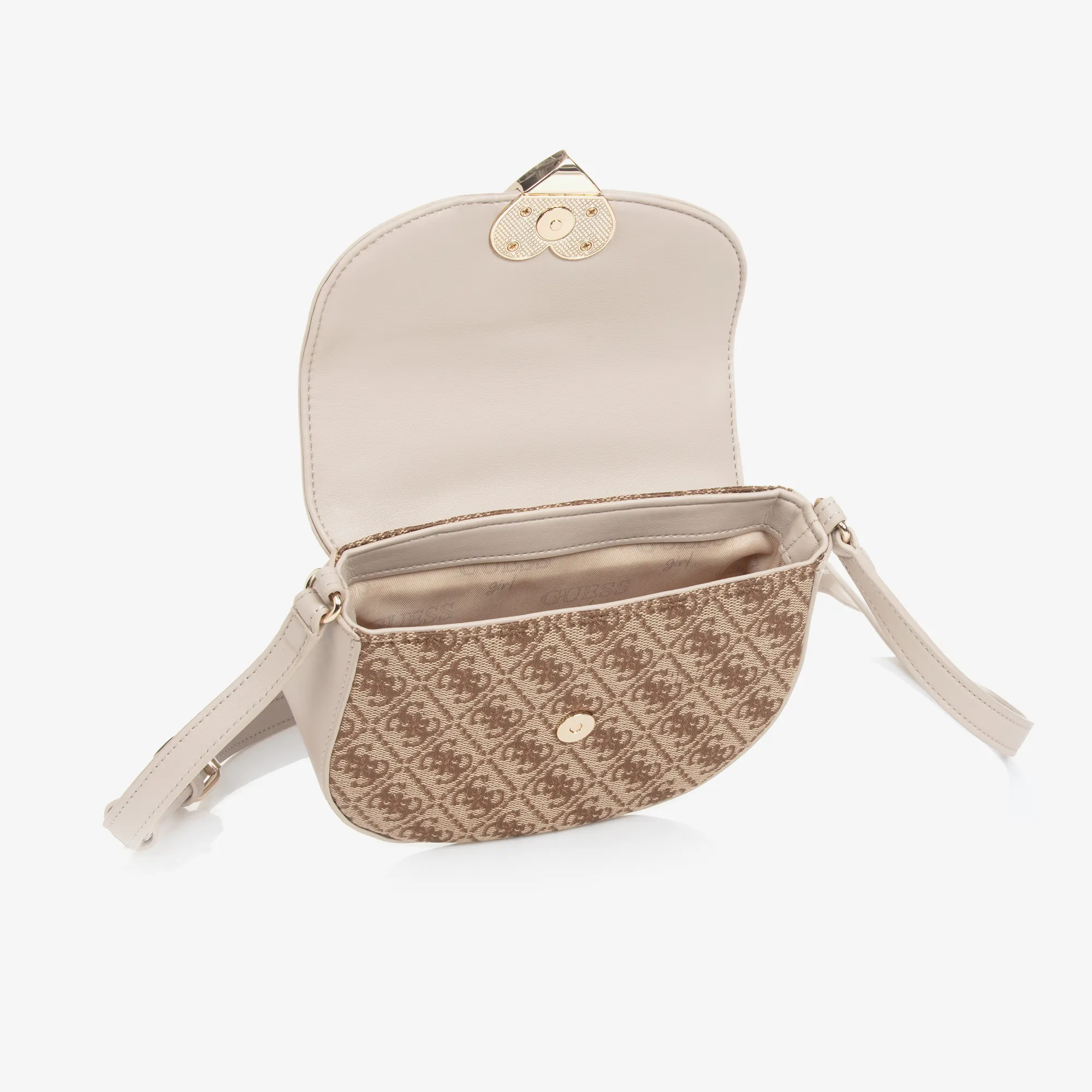 Girls Beige 4g Shoulder Bag (18cm)