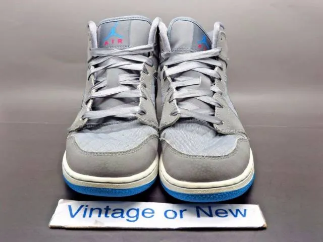 Girls' Nike Air Jordan I 1 Phat Cool Grey Blue Glow Whit...