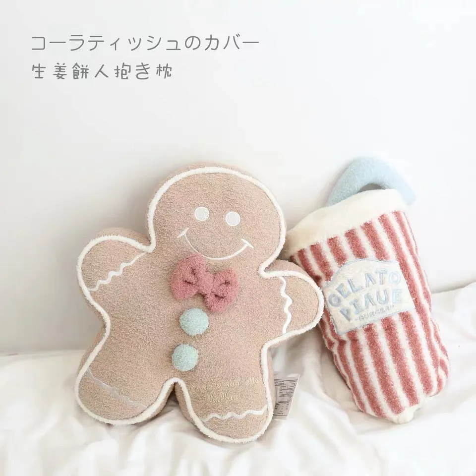 GP style gingerman pillow & coke tissue box