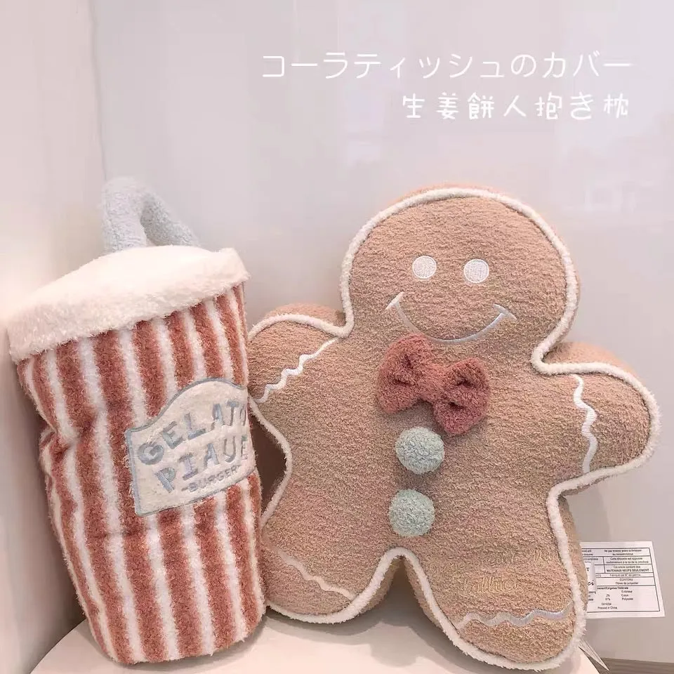 GP style gingerman pillow & coke tissue box