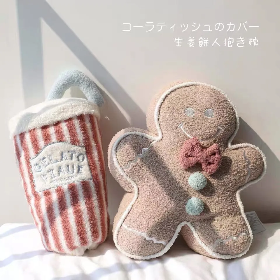 GP style gingerman pillow & coke tissue box