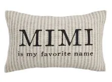 GRANDMOTHERS STRIPED PILLOWS (MULT NAMES)