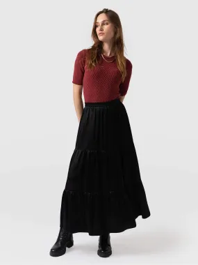 Greenwich Skirt - Gloss Black