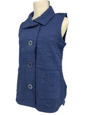 Habitat Pocket Vest Box Quilt/Navy