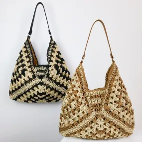 Handmade Straw Shoulder Bag