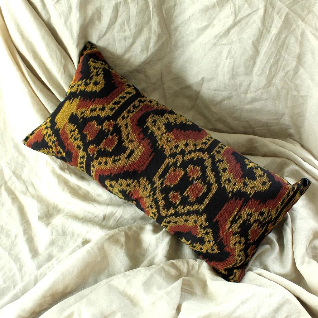 Handwoven Decorative Lumbar Pillow Java Tribe