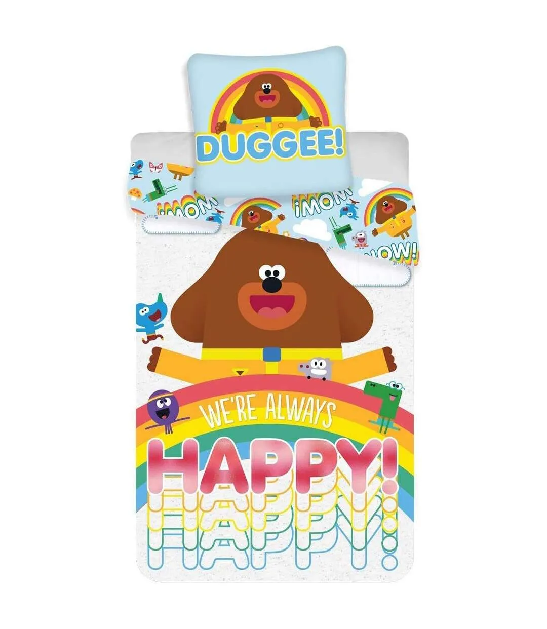 Happy duvet cover set multicoloured Hey Duggee