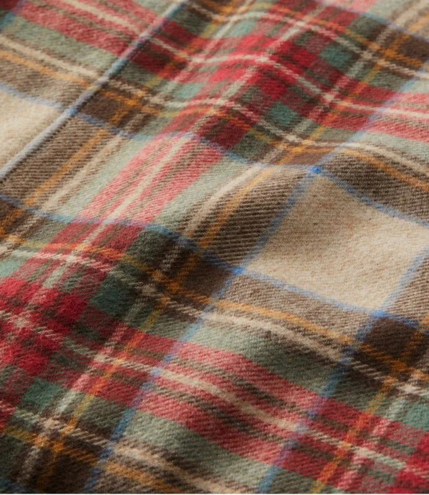 Heritage Chamois Flannel Sheet Collection, Plaid