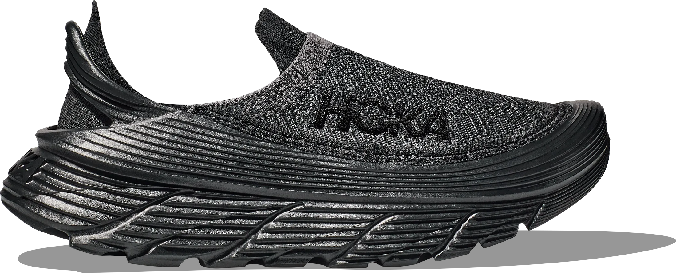 Hoka Unisex Restore TC Black / Black | Buy Hoka Unisex Restore TC Black / Black here | Outnorth