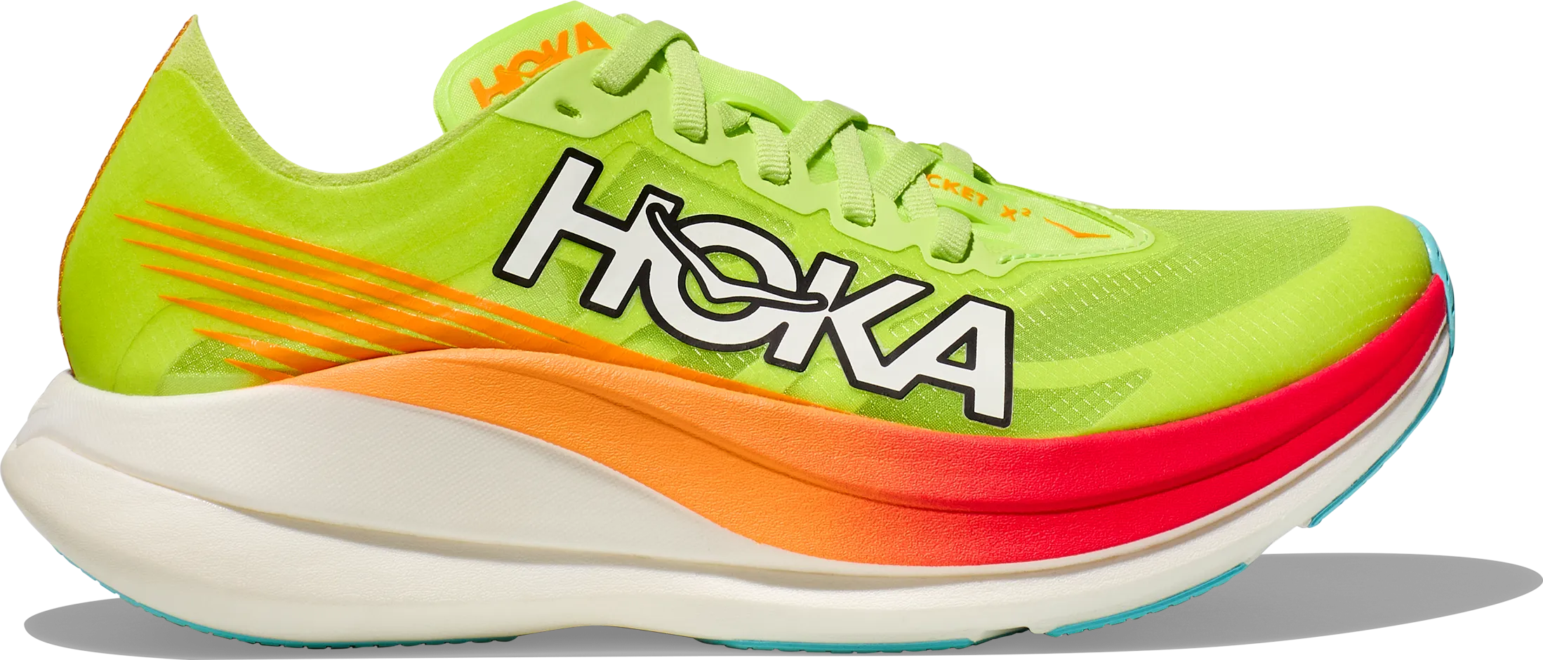 Hoka Unisex Rocket X 2 Lettuce/Solar Flare | Buy Hoka Unisex Rocket X 2 Lettuce/Solar Flare here | Outnorth