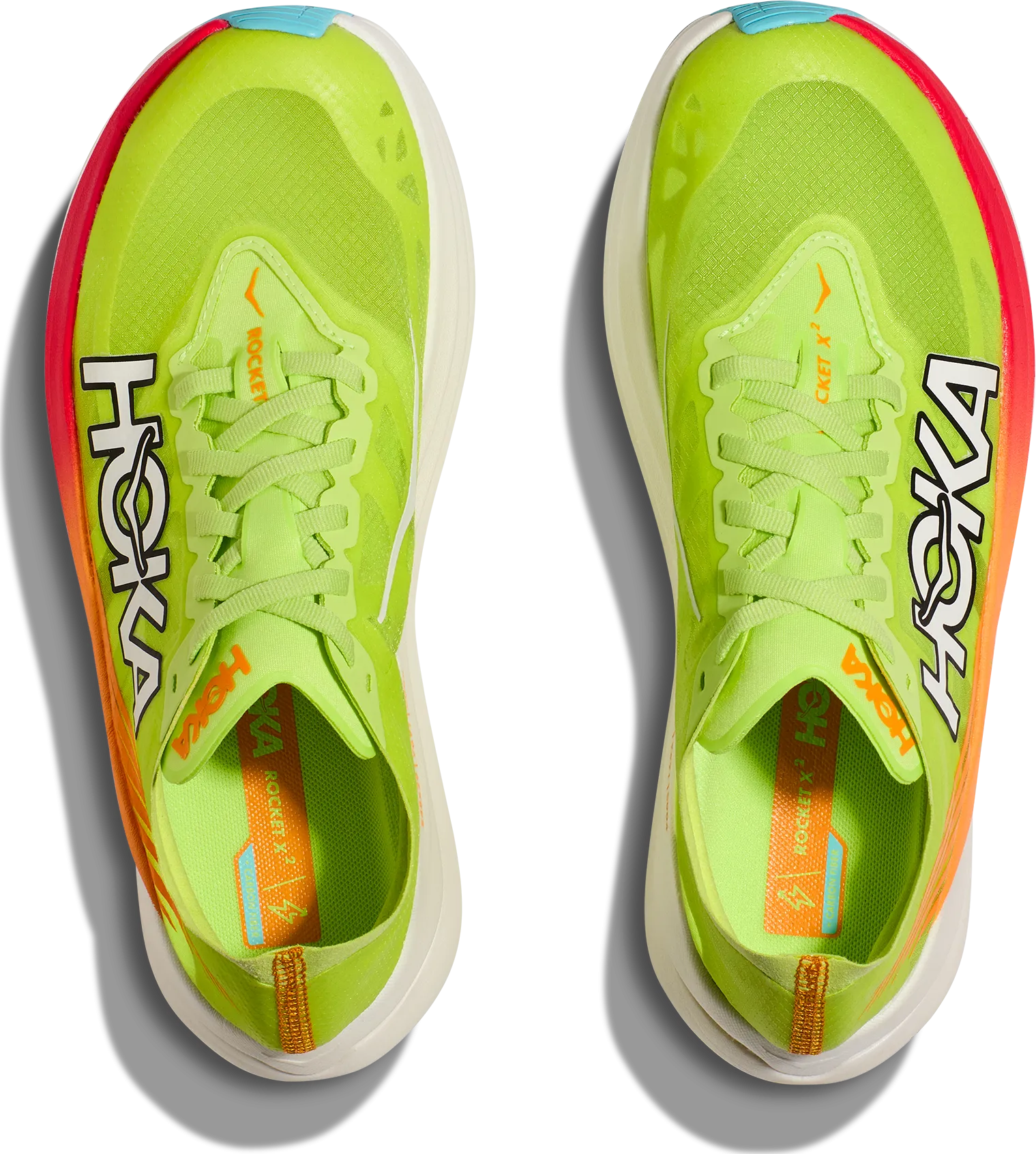 Hoka Unisex Rocket X 2 Lettuce/Solar Flare | Buy Hoka Unisex Rocket X 2 Lettuce/Solar Flare here | Outnorth