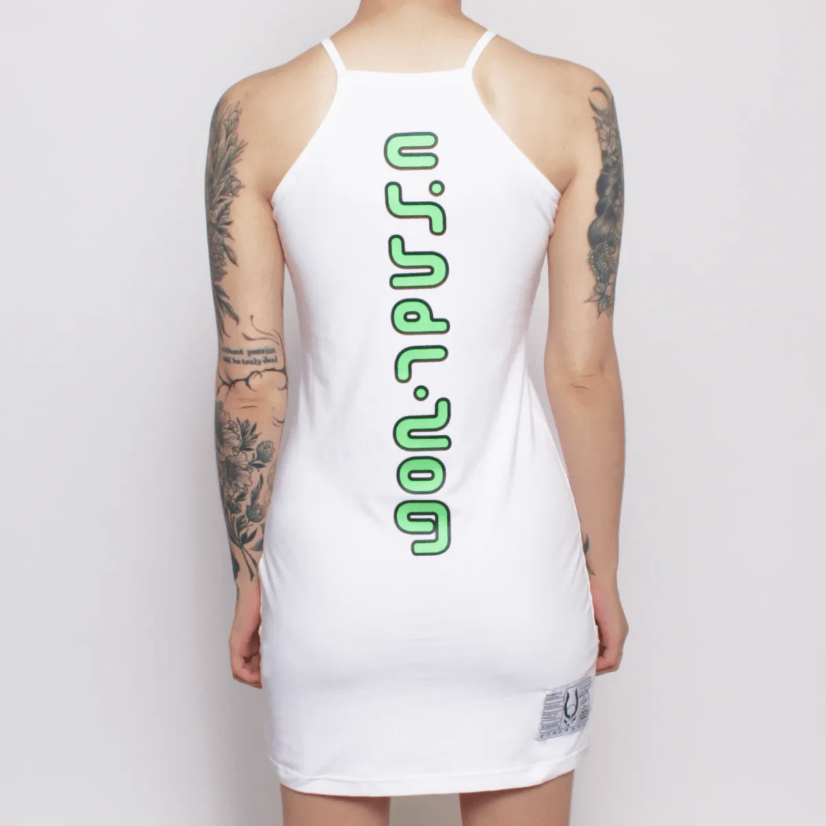 INVASION TANK DRESS WHITE