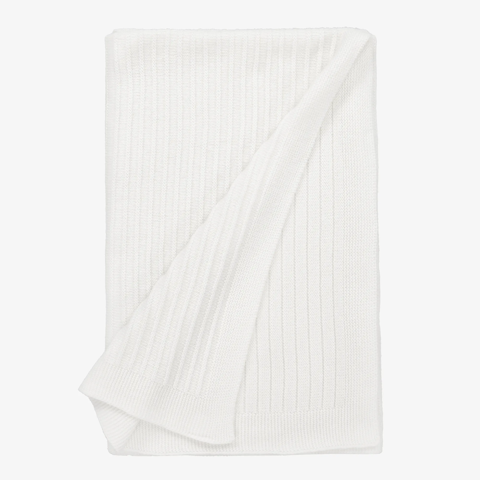 Ivory Wool & Cashmere Blanket (92cm)