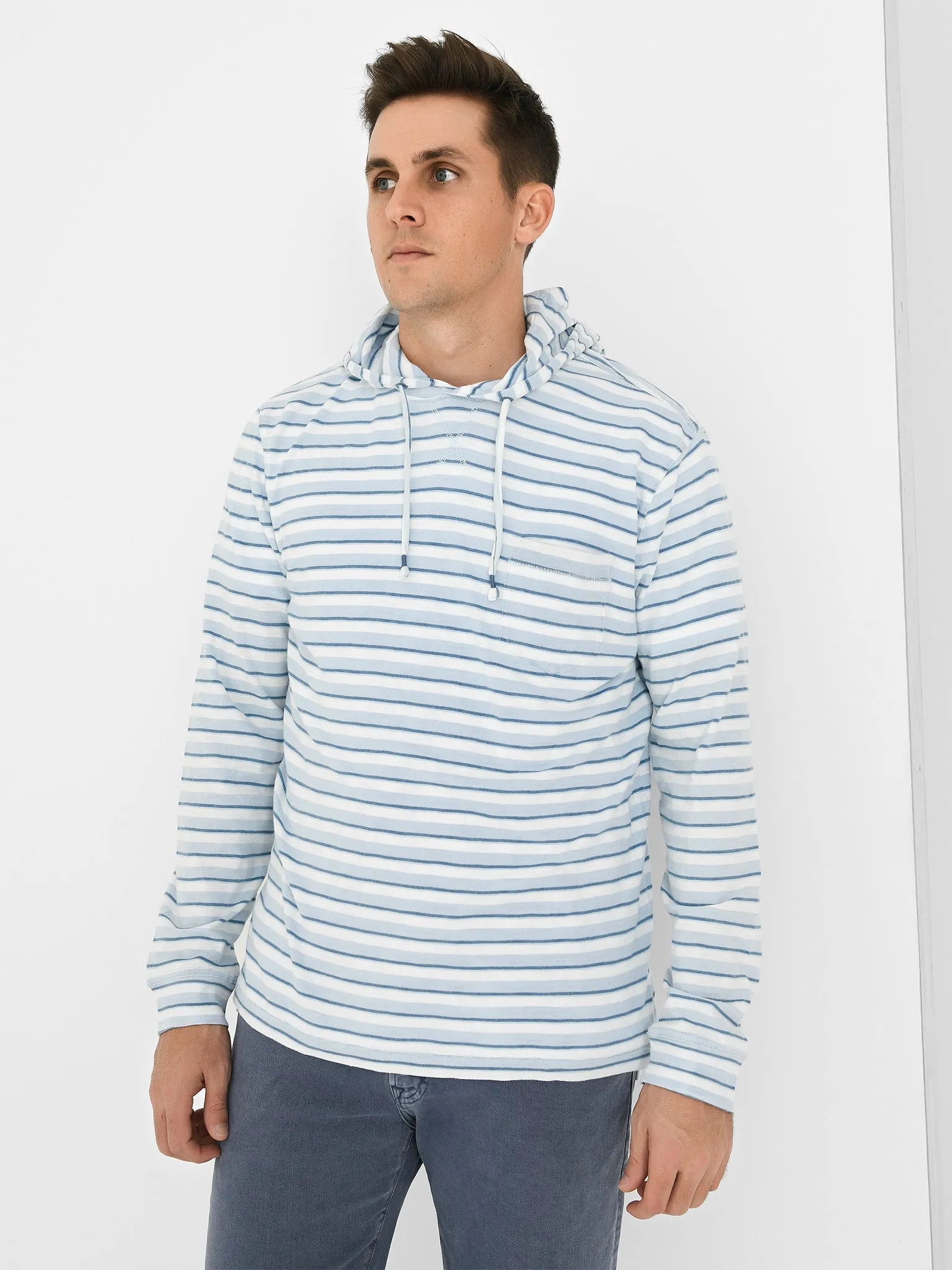     JOHNNIE-O  Men's Anthony Striped Hoodie    