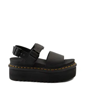 Journeys Womens Dr. Martens Voss Quad Platform Sandal - Black