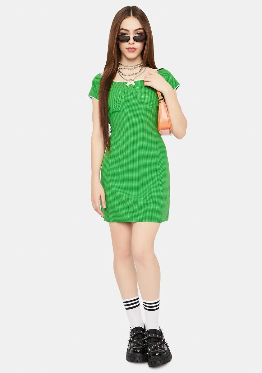 Kiwi Picnic Dress-