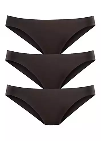 LASCANA Pack of 3 Bikini Briefs | Grattan