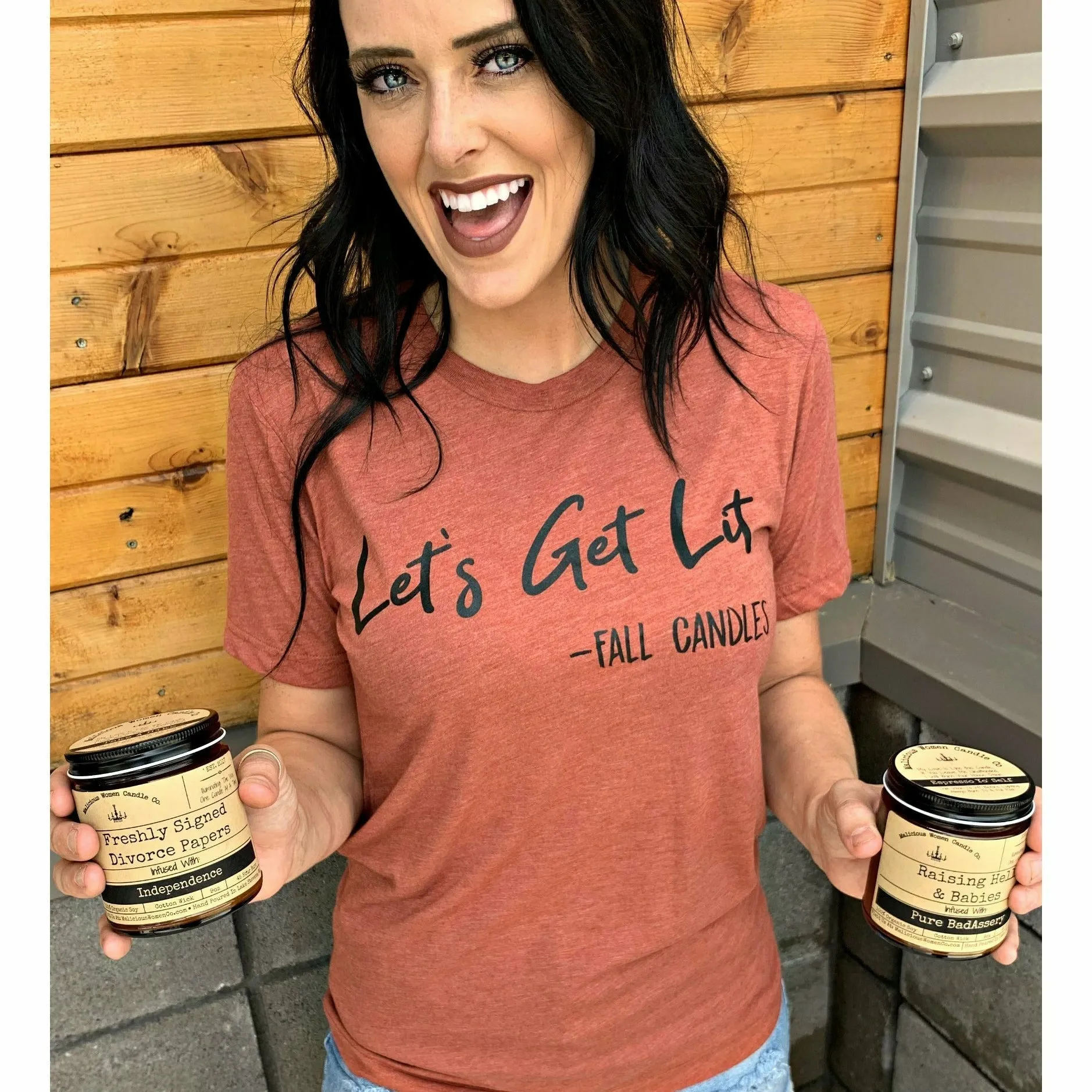 Lets get lit  -Fall Candles Tee