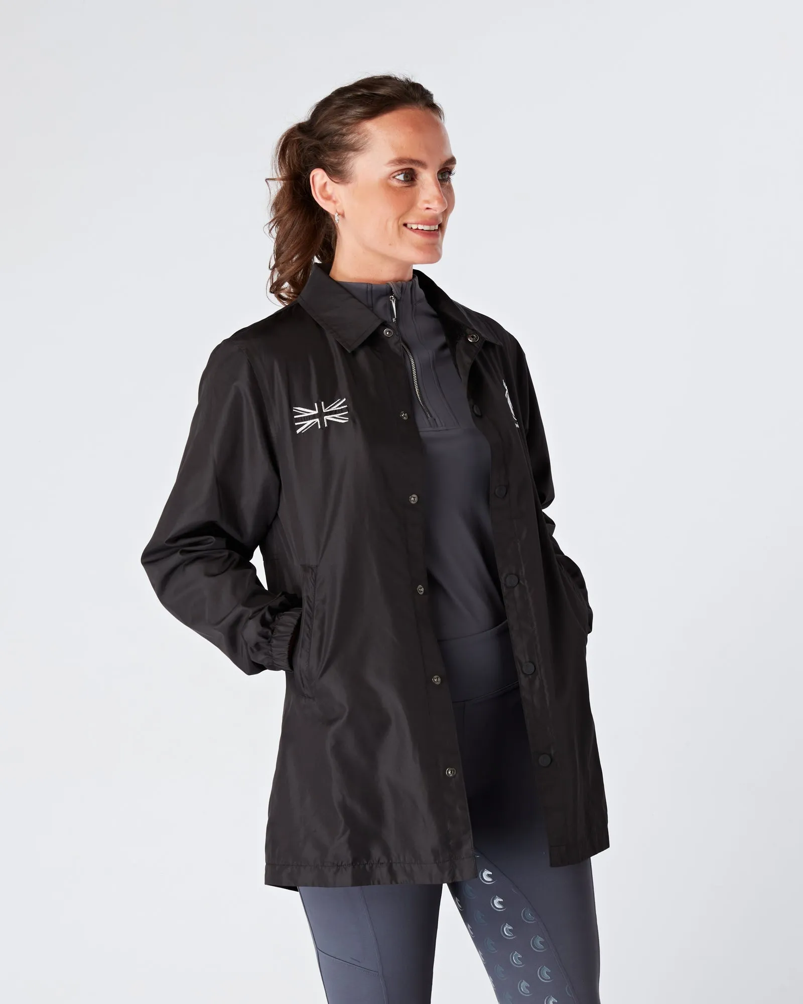 Lightweight Windbreaker Jacket - BLACK