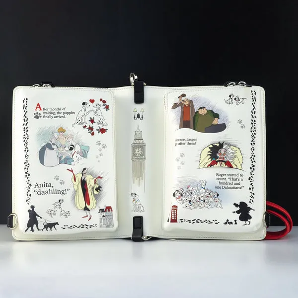 Loungefly x Disney 101 Dalmatians Book Convertible Crossbody