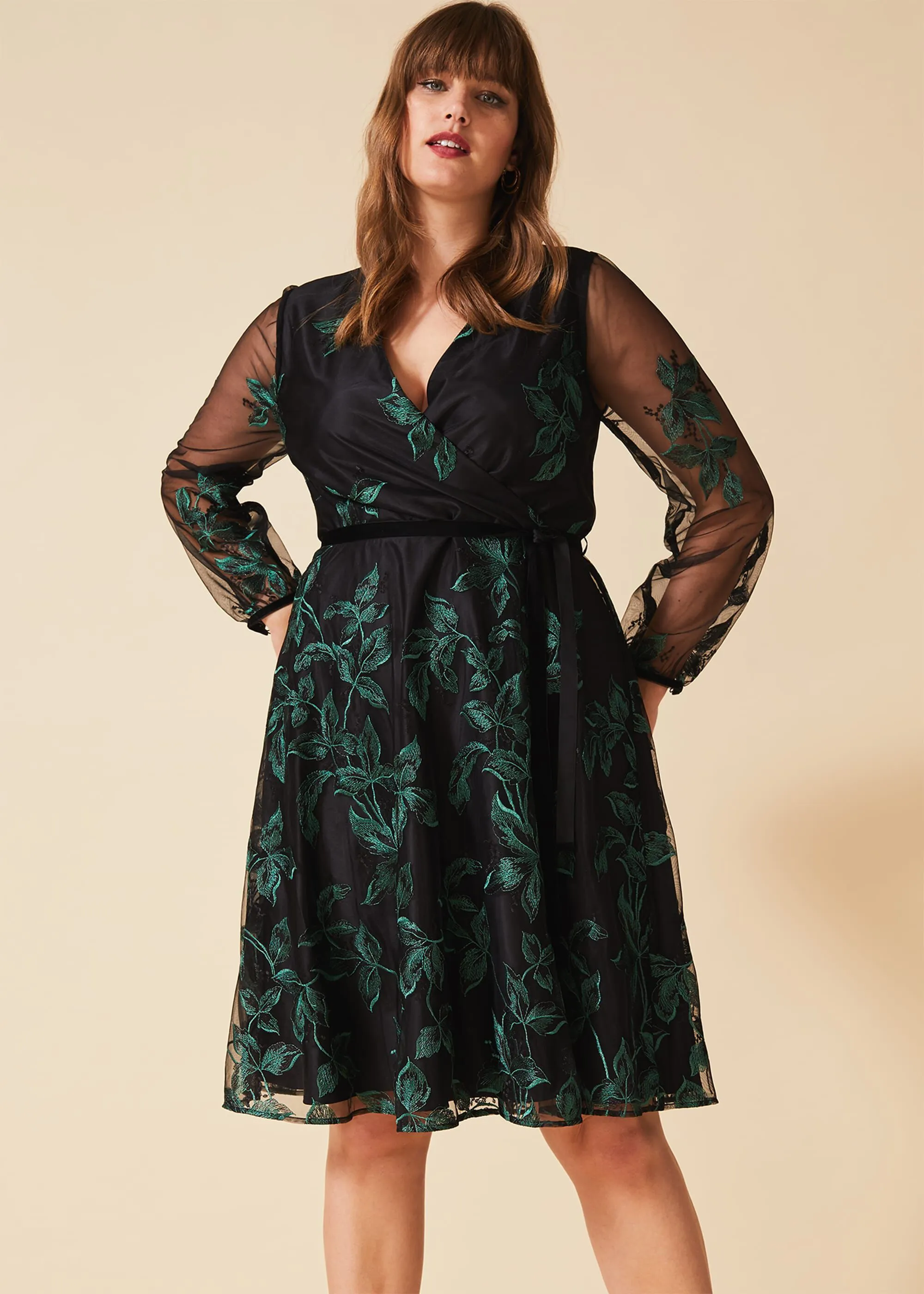 Lucille Embroidered Dress