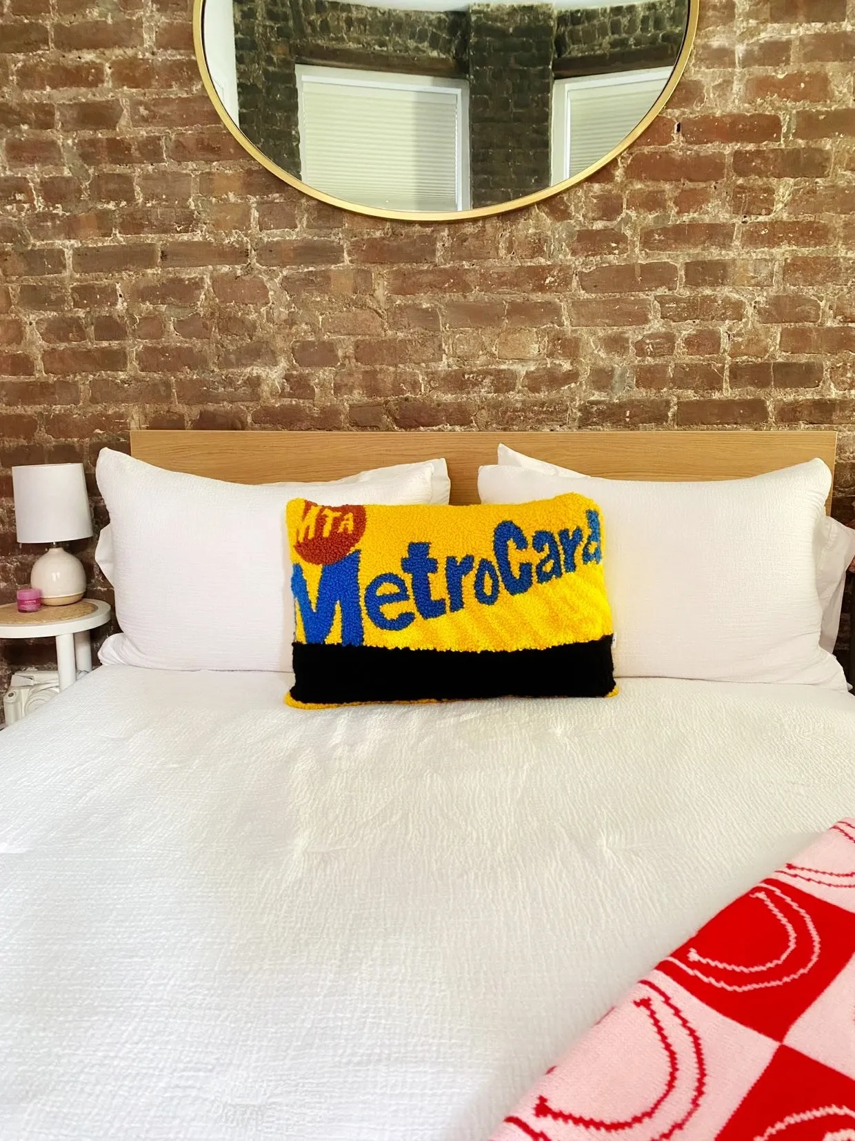 Metro Card Pillow