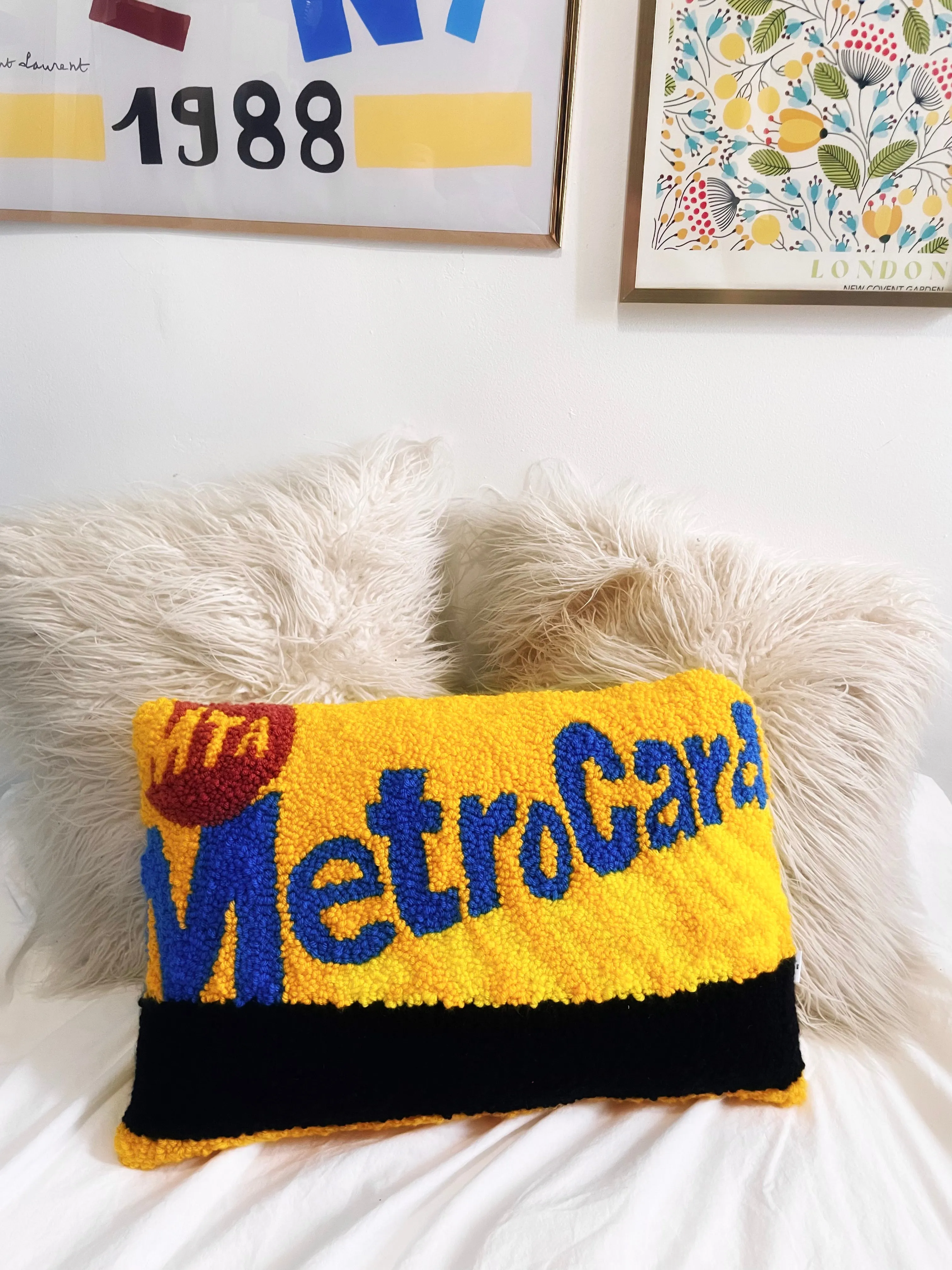 Metro Card Pillow