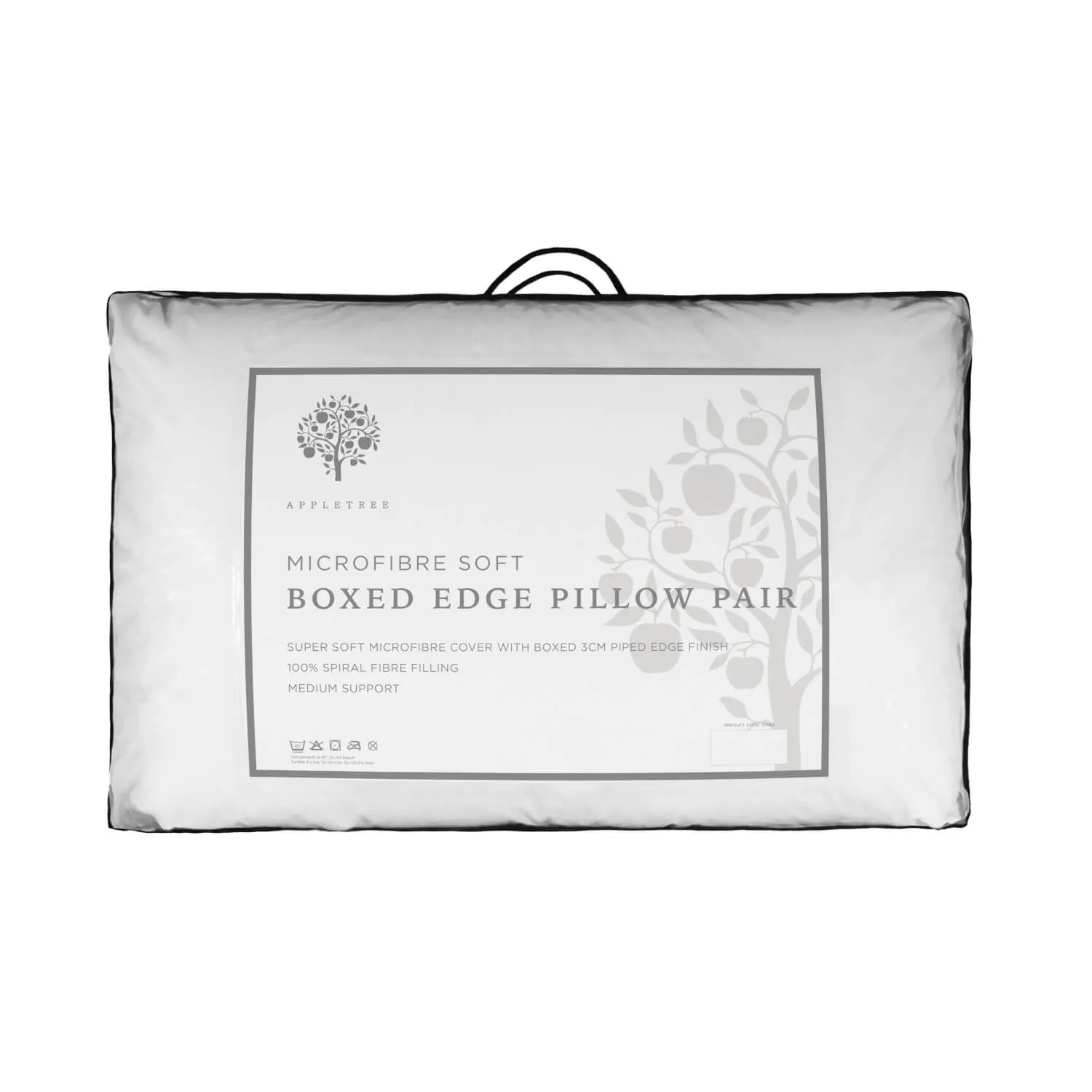 Microfibre Boxed Edge Pillow Pair