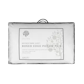 Microfibre Boxed Edge Pillow Pair