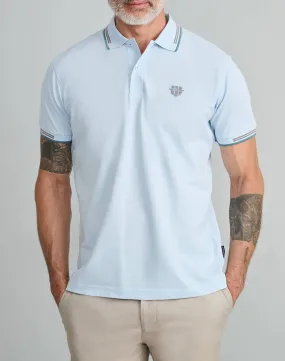 NAVY&GREEN POLO SHIRT-CUSTOM FIT