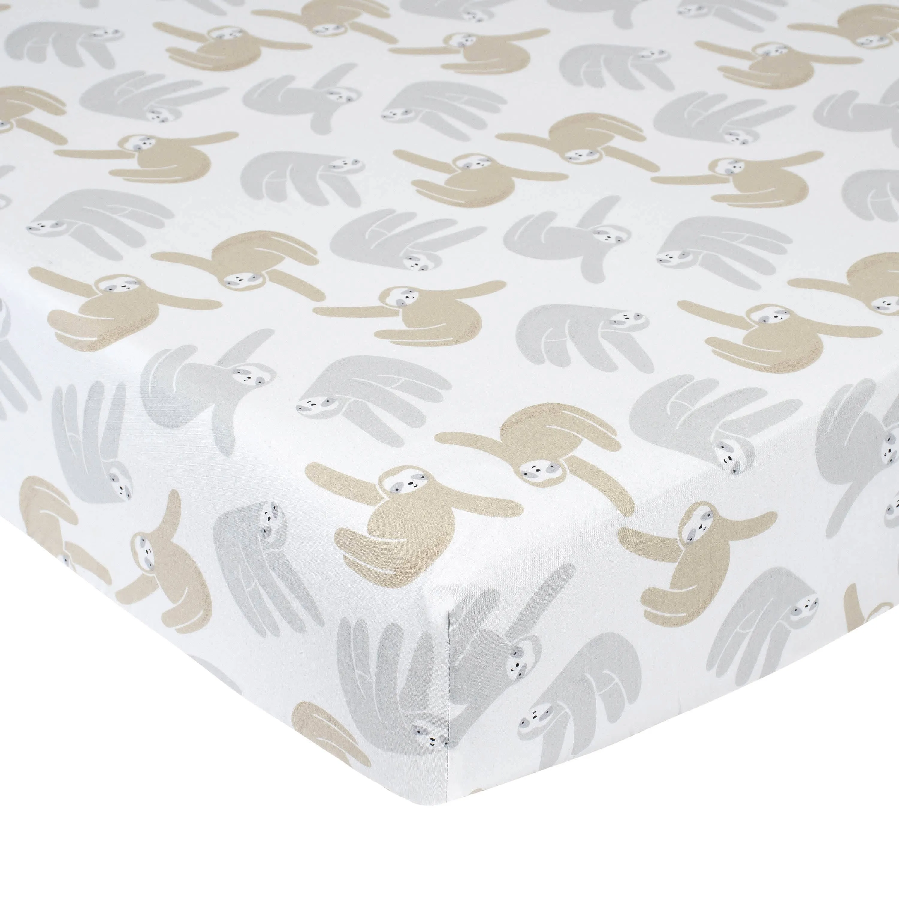 Neutral Sloth Ombre Printed Sheet