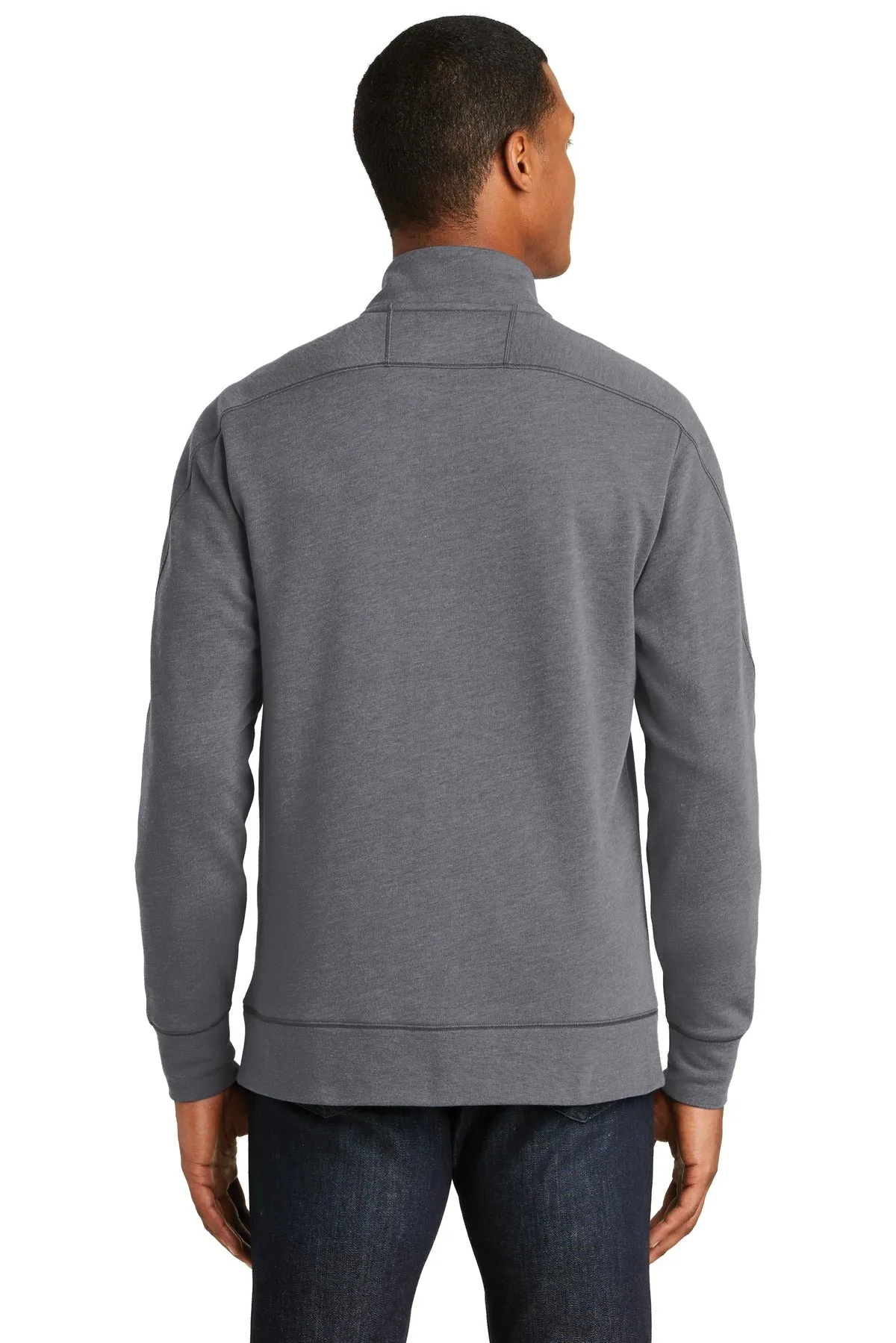 New Era Men's Tri-Blend Fleece 1/4-Zip Pullover. NEA512