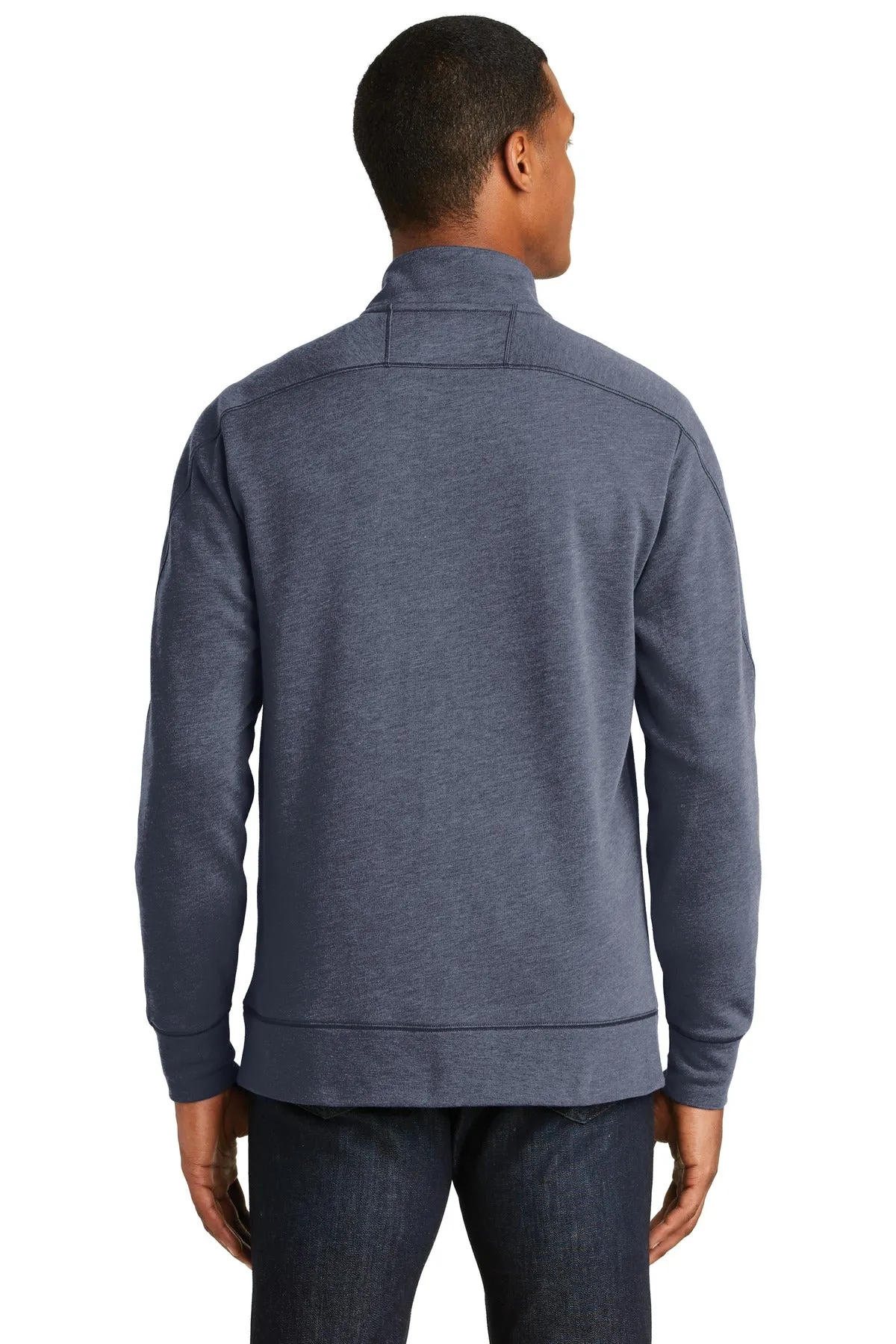 New Era Men's Tri-Blend Fleece 1/4-Zip Pullover. NEA512