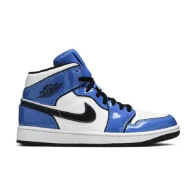 Nike Air Jordan 1 Mid SE (Signal Blue/ White/ Black) Men...