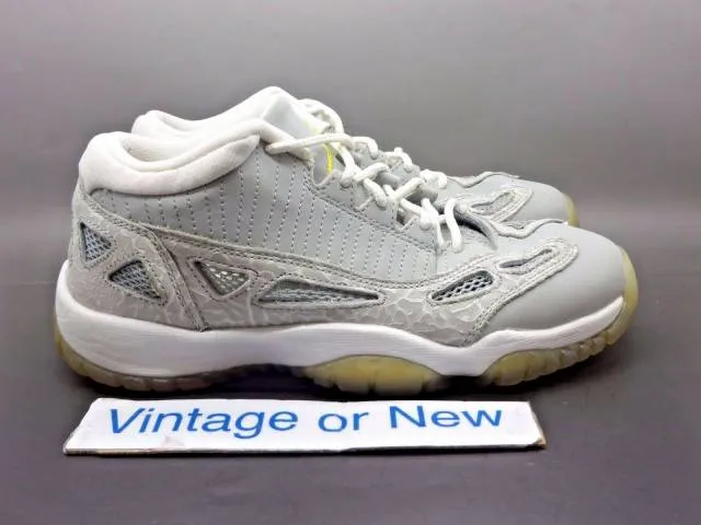 Nike Air Jordan XI 11 low I.E. Cool Grey Retro GS 2007 sz 5Y