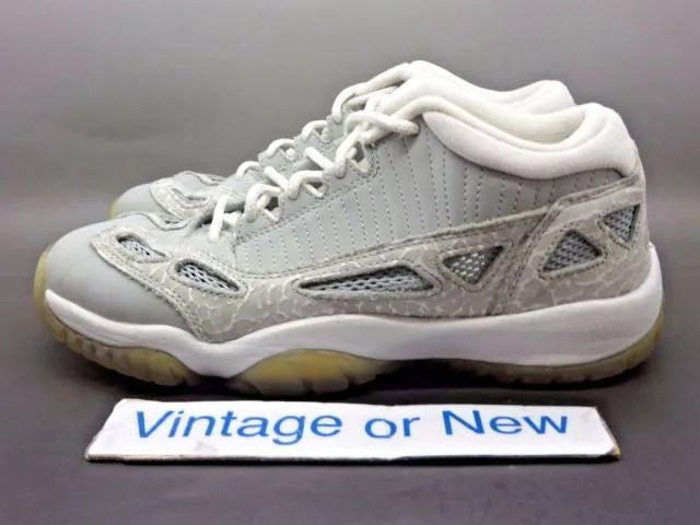 Nike Air Jordan XI 11 low I.E. Cool Grey Retro GS 2007 sz 5Y