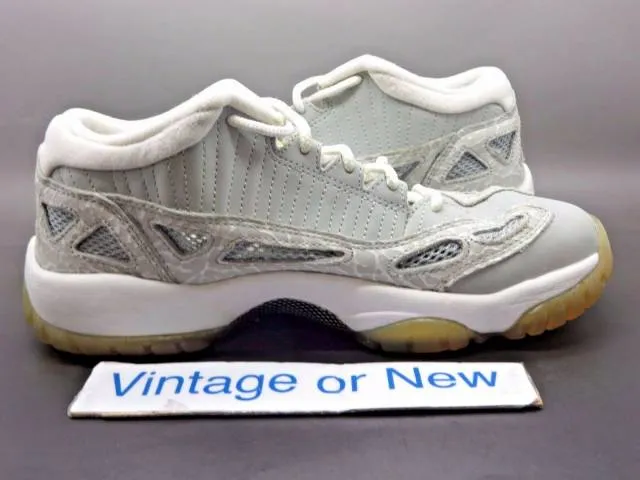 Nike Air Jordan XI 11 low I.E. Cool Grey Retro GS 2007 sz 5Y