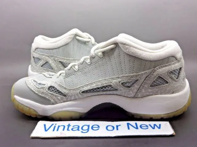 Nike Air Jordan XI 11 low I.E. Cool Grey Retro GS 2007 sz 5Y