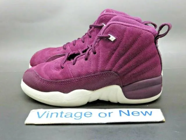 Nike Air Jordan XII 12 Bordeaux 2017 Retro BP Preschool ...