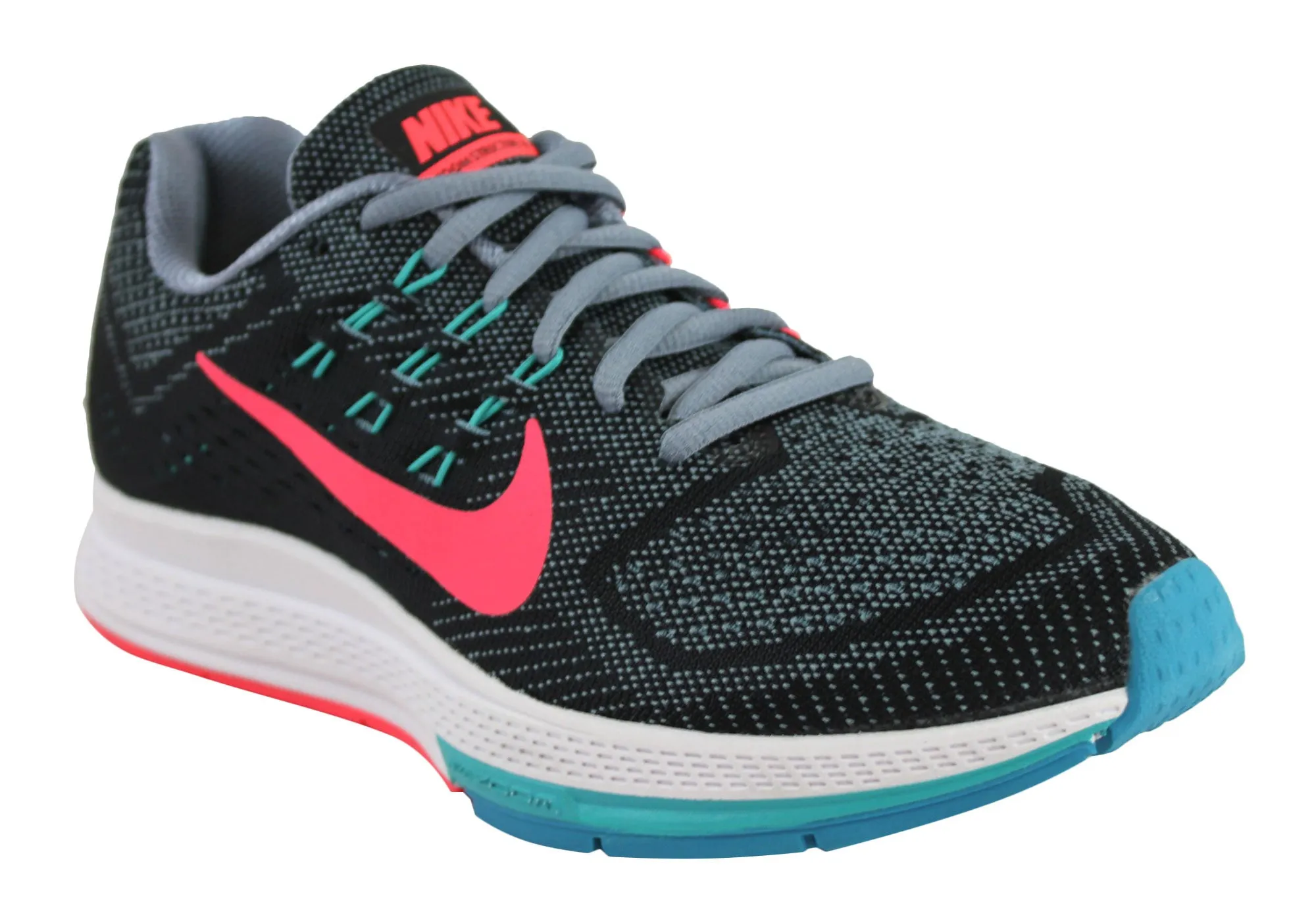 Nike Air Zoom Structure 18 Womens Premium Cushioned Running Shoes