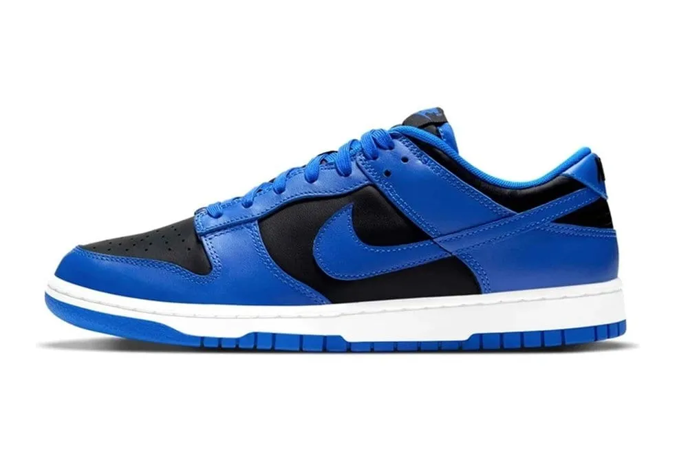 Nike Dunk Low Black Hyper Cobalt White GS