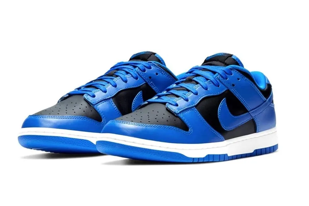 Nike Dunk Low Black Hyper Cobalt White GS