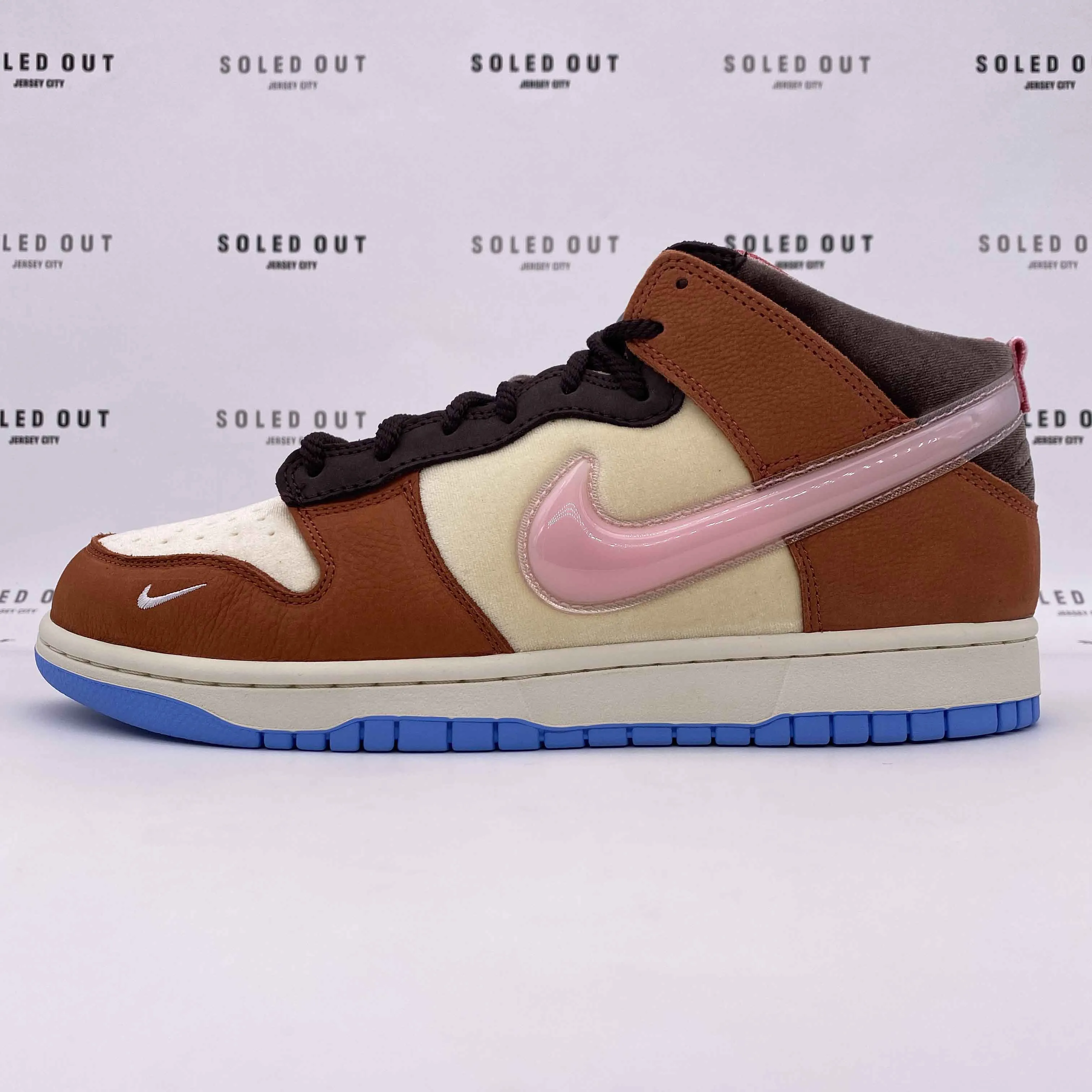 Nike Dunk Mid Chocolate Milk Ss 2021 New Size 8