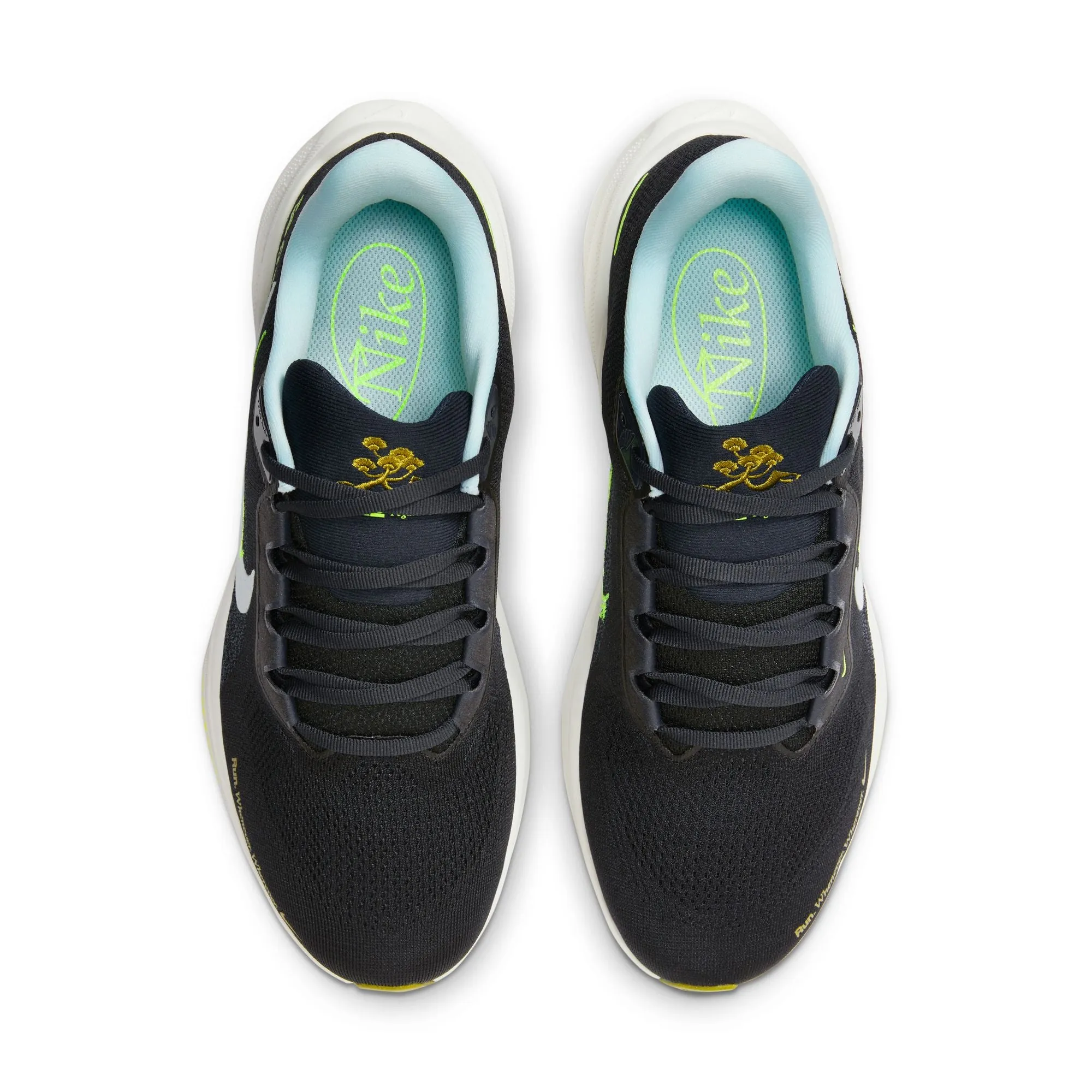 Nike Men's Pegasus 41 Running Shoes Black / Sail / Volt / Glacier Blue