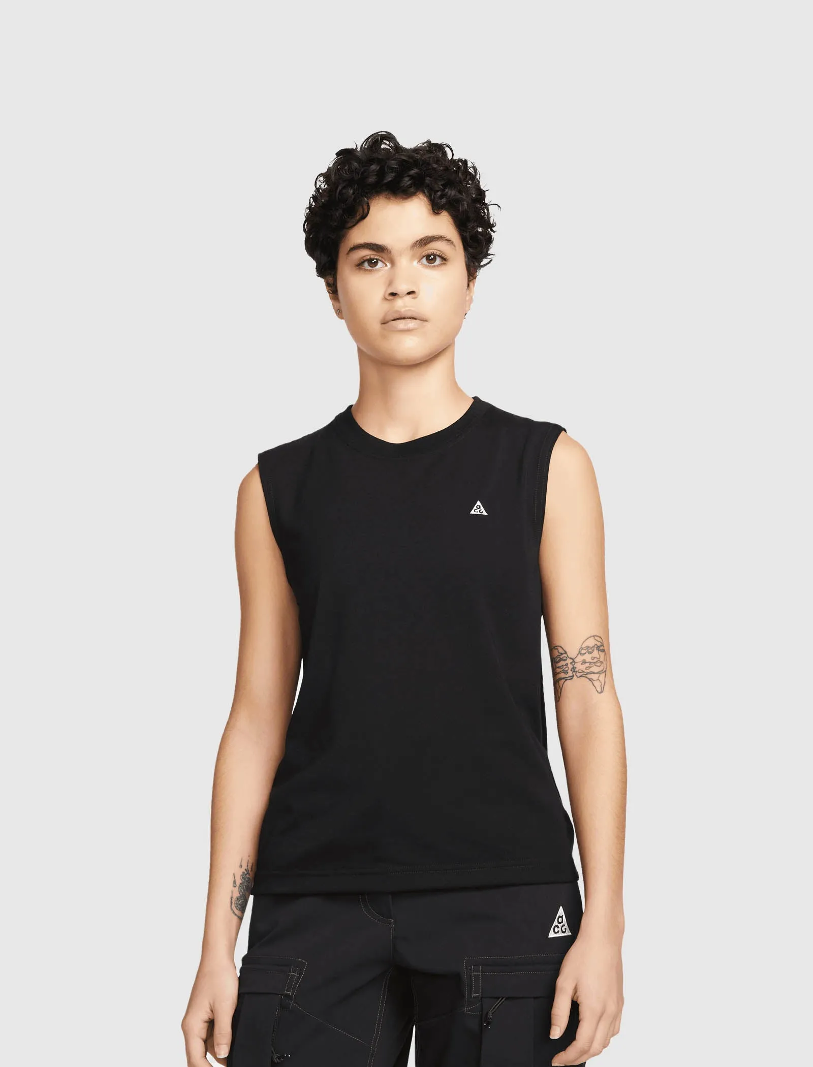 NIKE WOMEN'S ACG GOAT ROCKS TANK   BLACK/GREY/WHITE