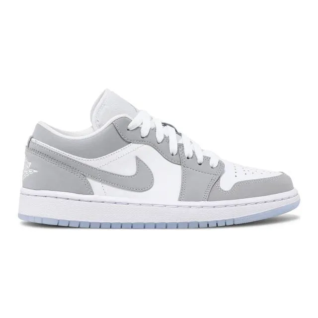 Nike Women's Air Jordan 1 Low (White Wolf Grey/ White/ W...