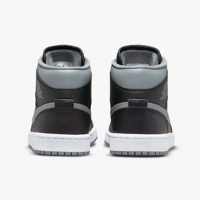 Nike Women's Air Jordan 1 Mid (Shadow/ Black/ Grey/ Whit...