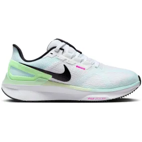 Nike Women's Structure 25 Running Shoes White / Glacier Blue / Vapour Green / Black